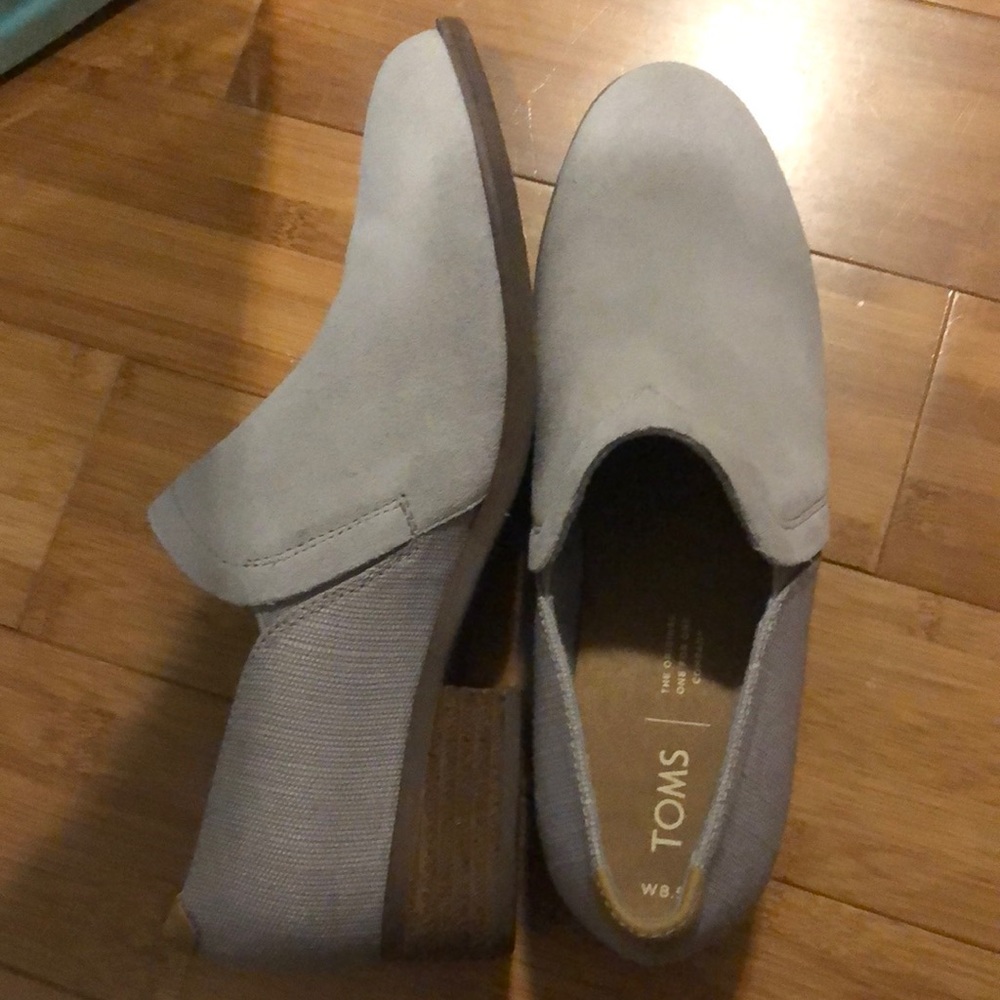 Never Worn Grey Tom booties
